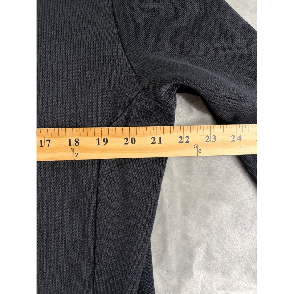 Hugo Daple Men's Full Zip Hoodie Black Cotton Blend Sweatshirt Size L Used - Picture 3 of 5